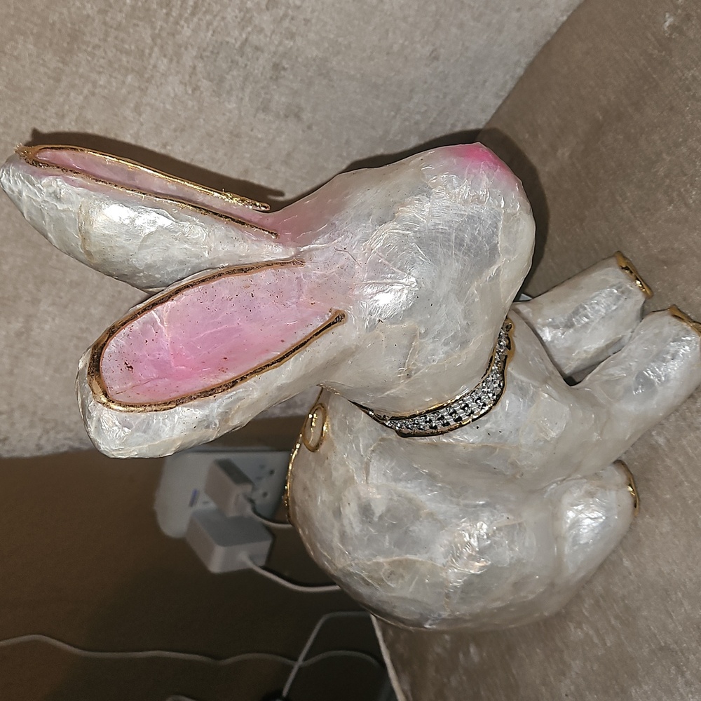 Capiz Shell Bunny Rabbit NWT - Picture 3 of 12